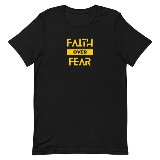 FAITH OVER FEAR Unisex t-shirt